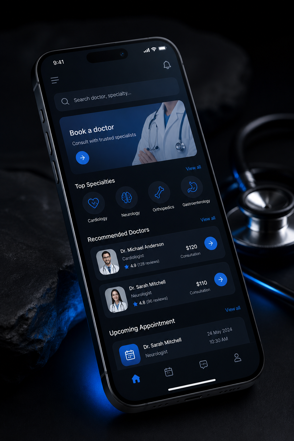 Treato Mobile app on a phone